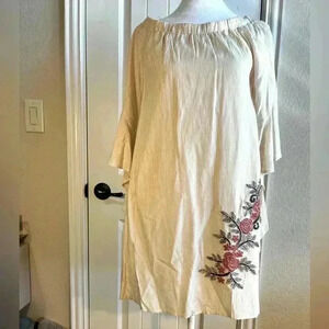 Potters Pot floral embroidered dress